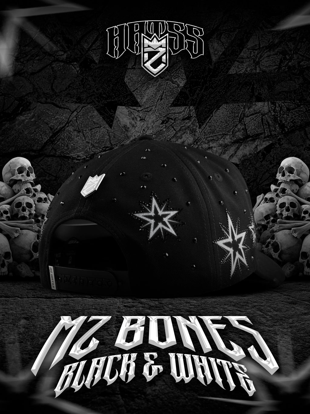 MZ BONES (Black and White)