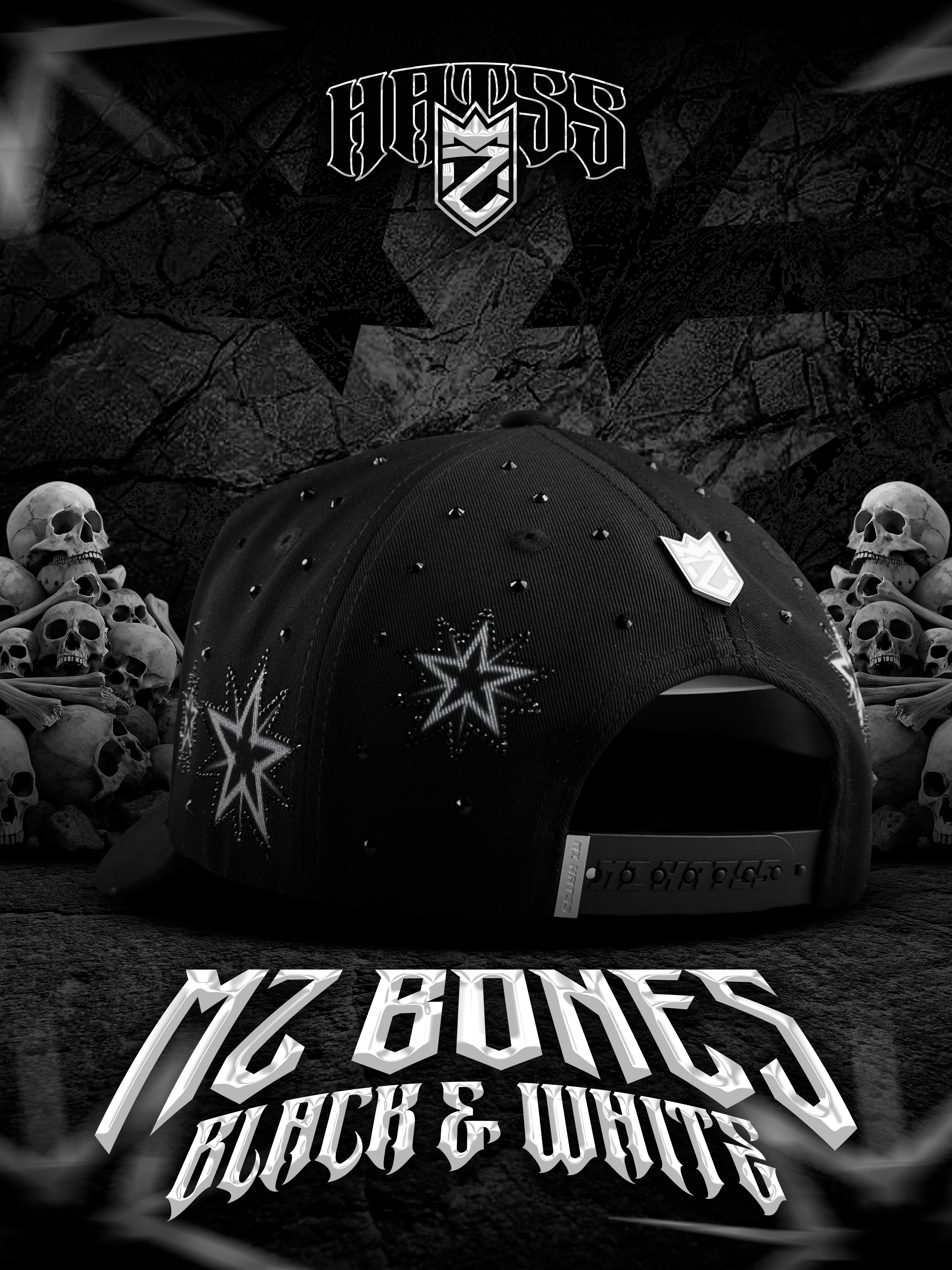 MZ BONES (Black and White)