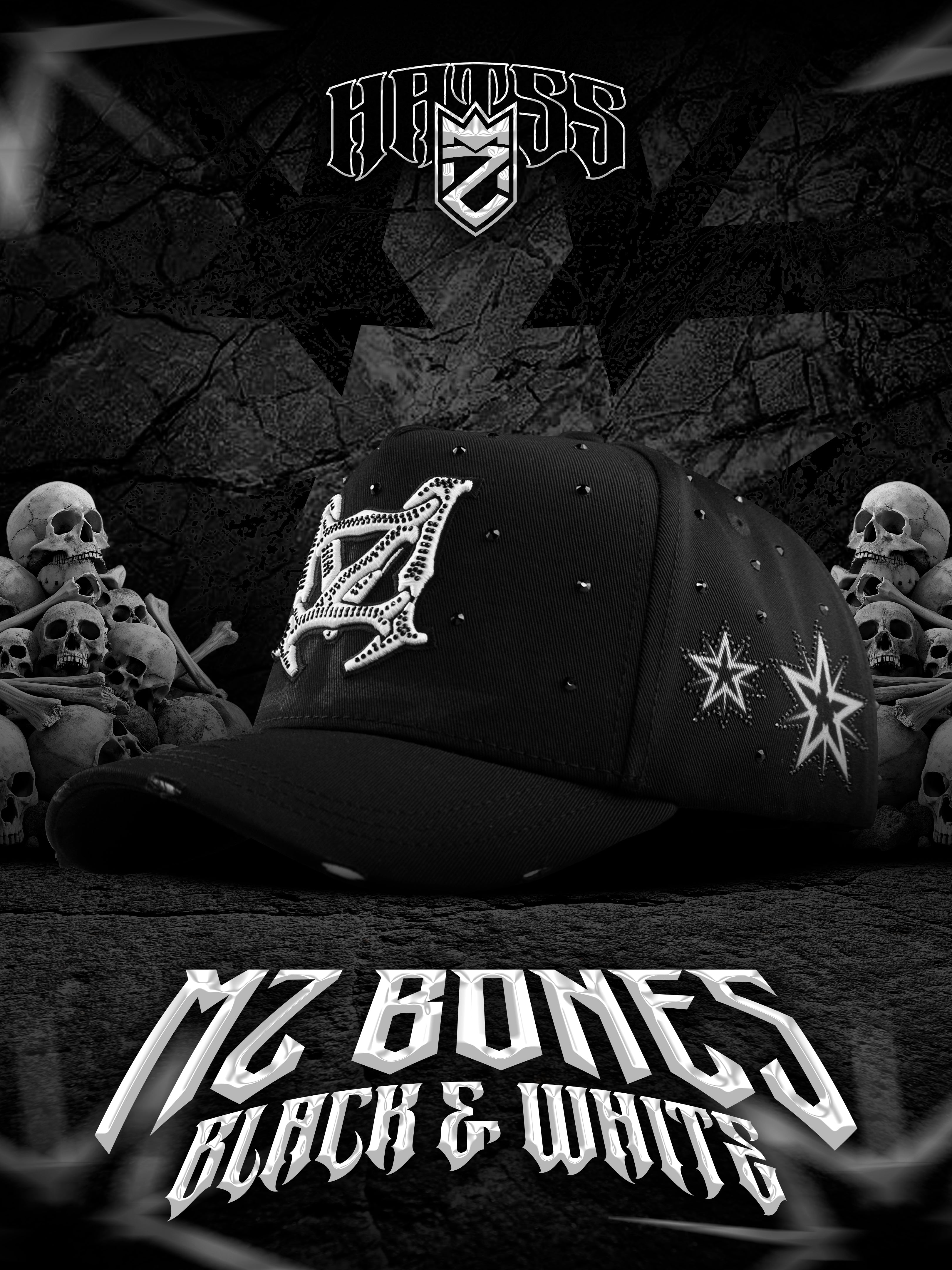 MZ BONES (Black and White)