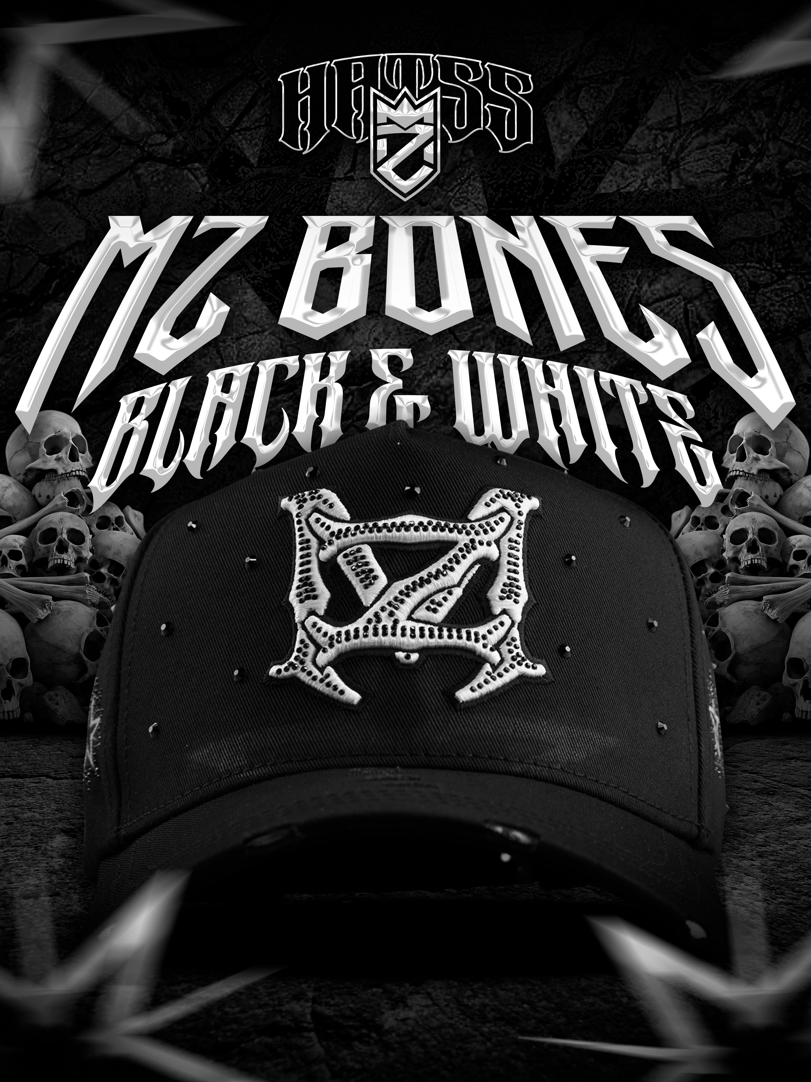 MZ BONES (Black and White)