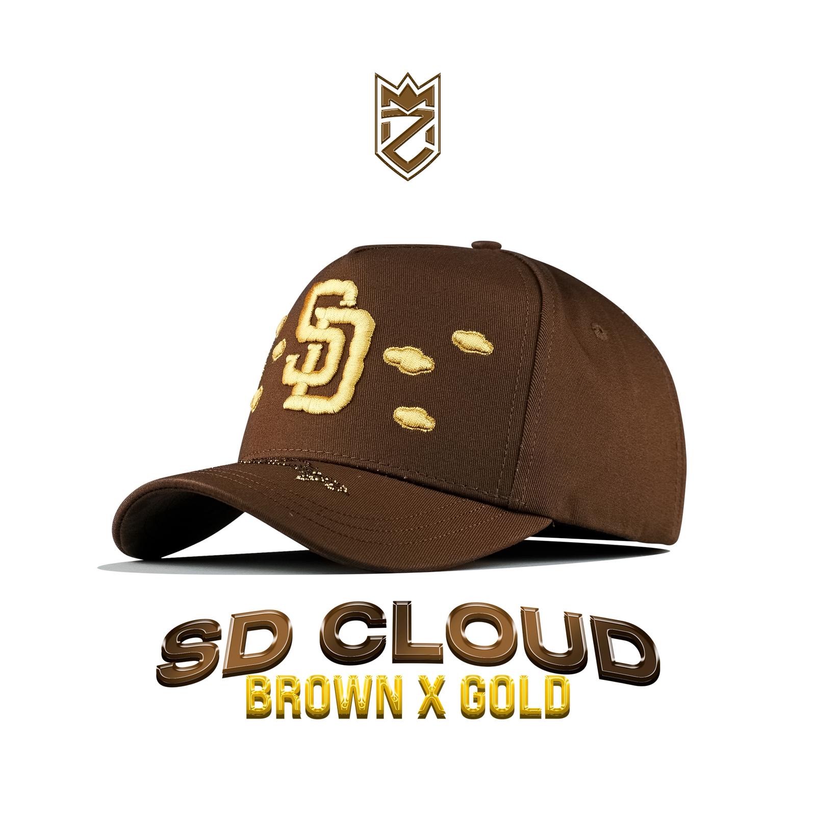 SD Clouds Brown X Gold