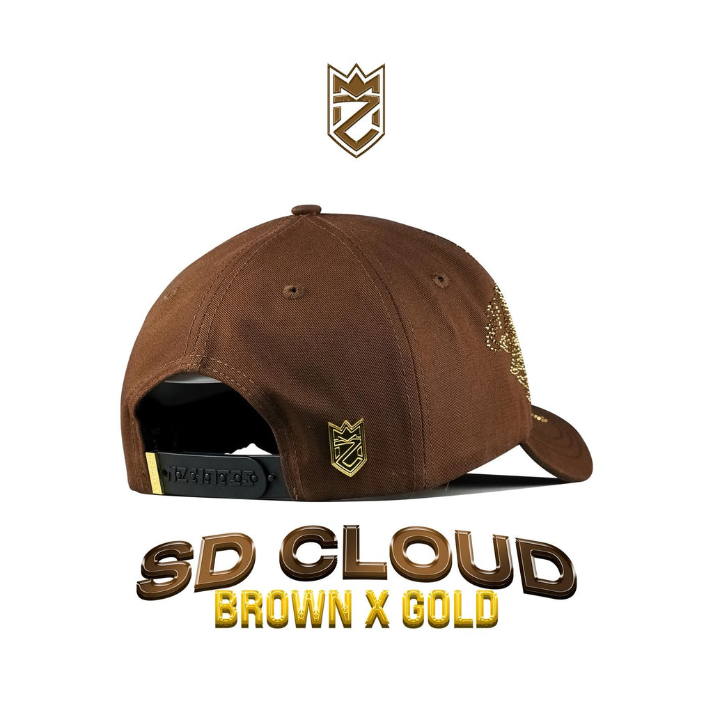 SD Clouds Brown X Gold