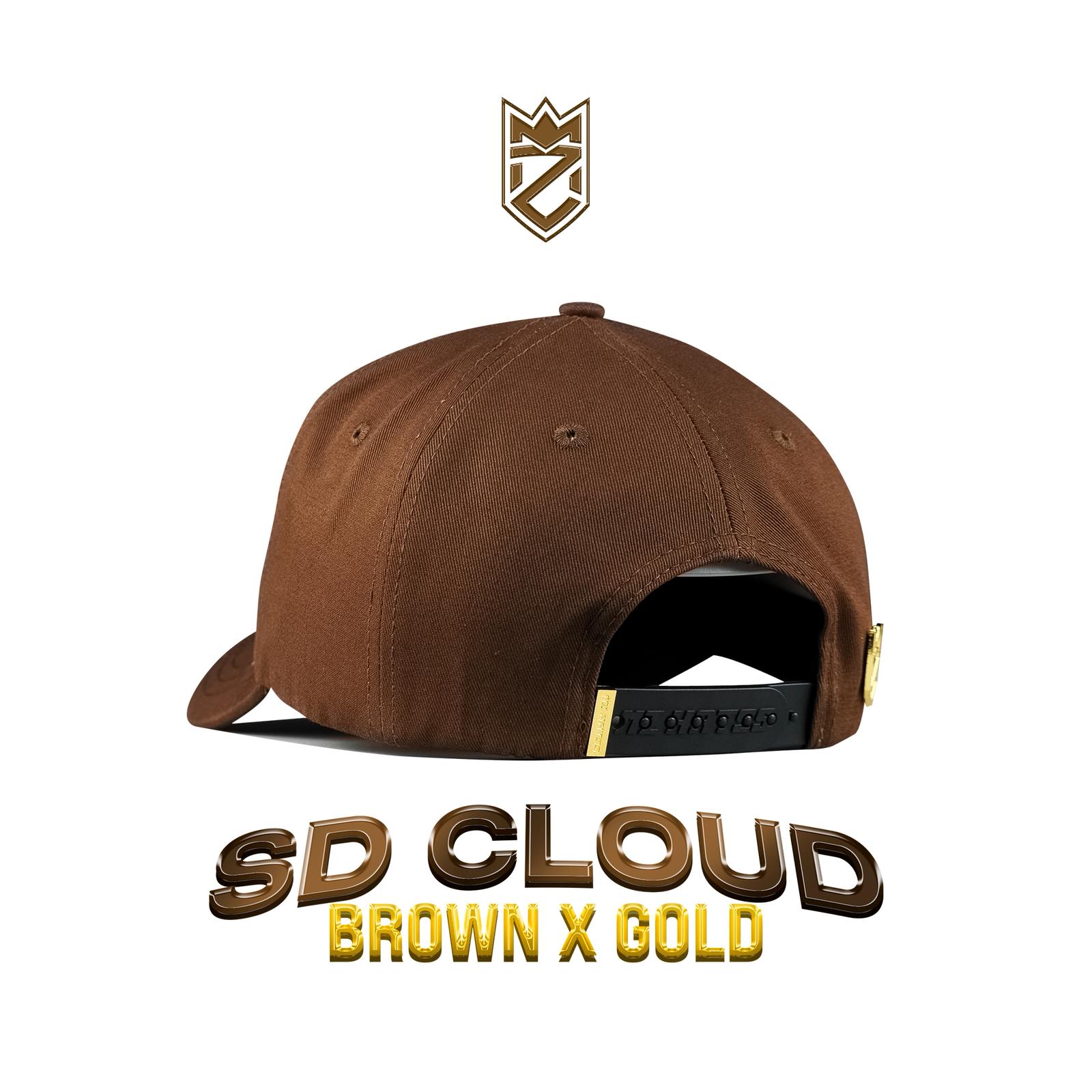 SD Clouds Brown X Gold
