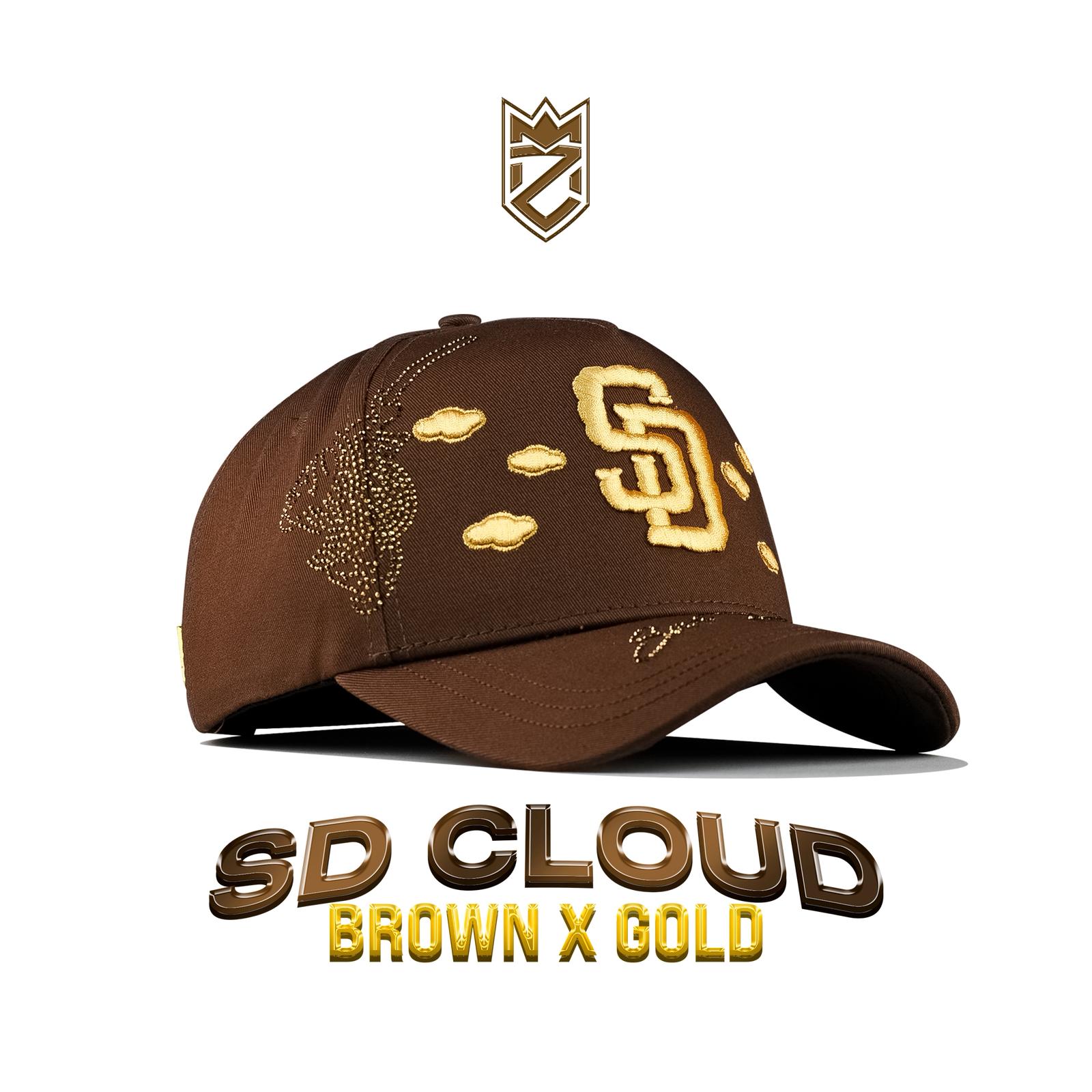 SD Clouds Brown X Gold
